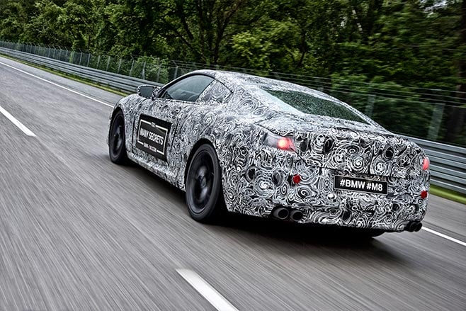2018 BMW M8 prototype rear