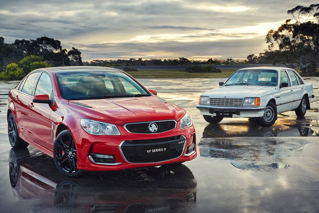 Two Holden Commodores