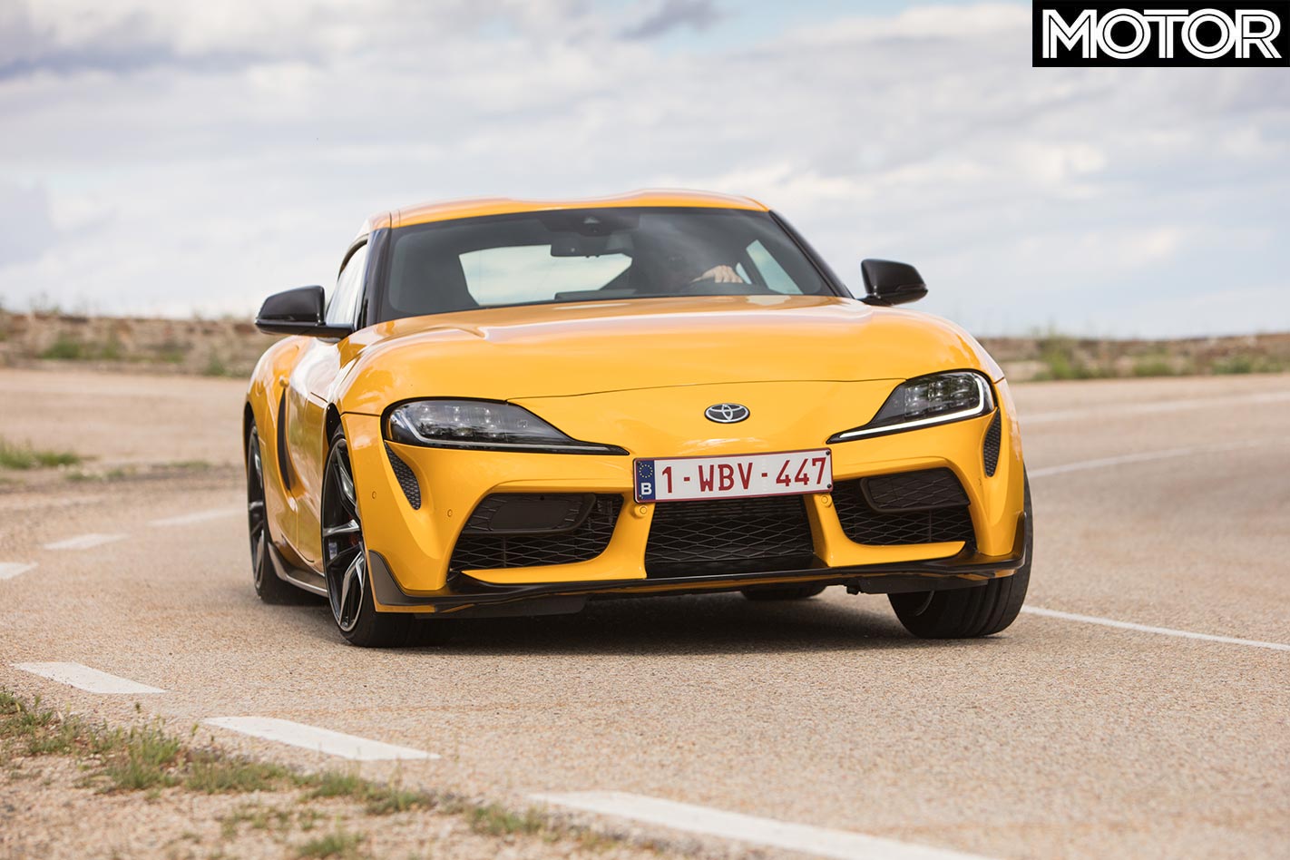 Toyota Supra GR cornering