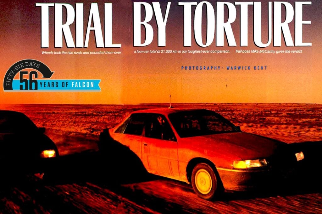 1988 Ford EA 26 Falcon and Holden VN Commodore