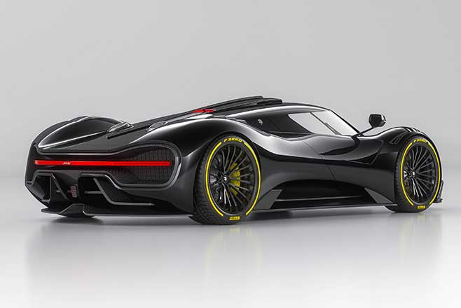 The 2021 Ares S1 uses an eight-speed dual-clutch gearbox from the Chevrolet Corvette.