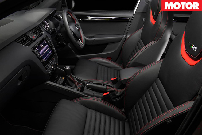 2017 Skoda Octavia RS230 interior