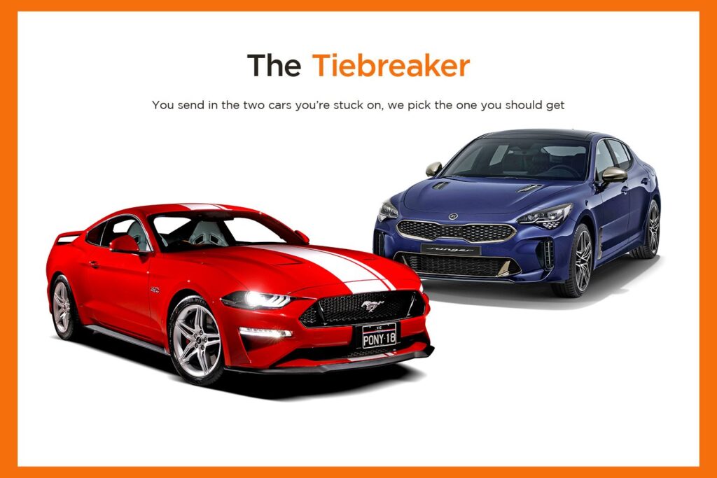 Tiebreaker Ford Mustang GT v Kia Stinger GT