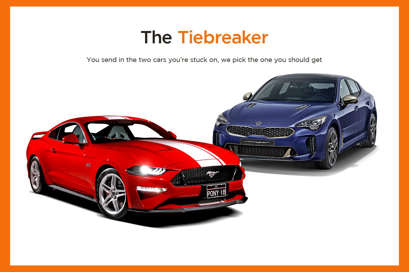 Tiebreaker Ford Mustang GT v Kia Stinger GT