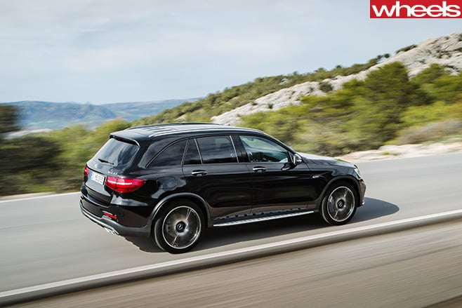 Mercedes -AMG-GLC-43-rear -driving