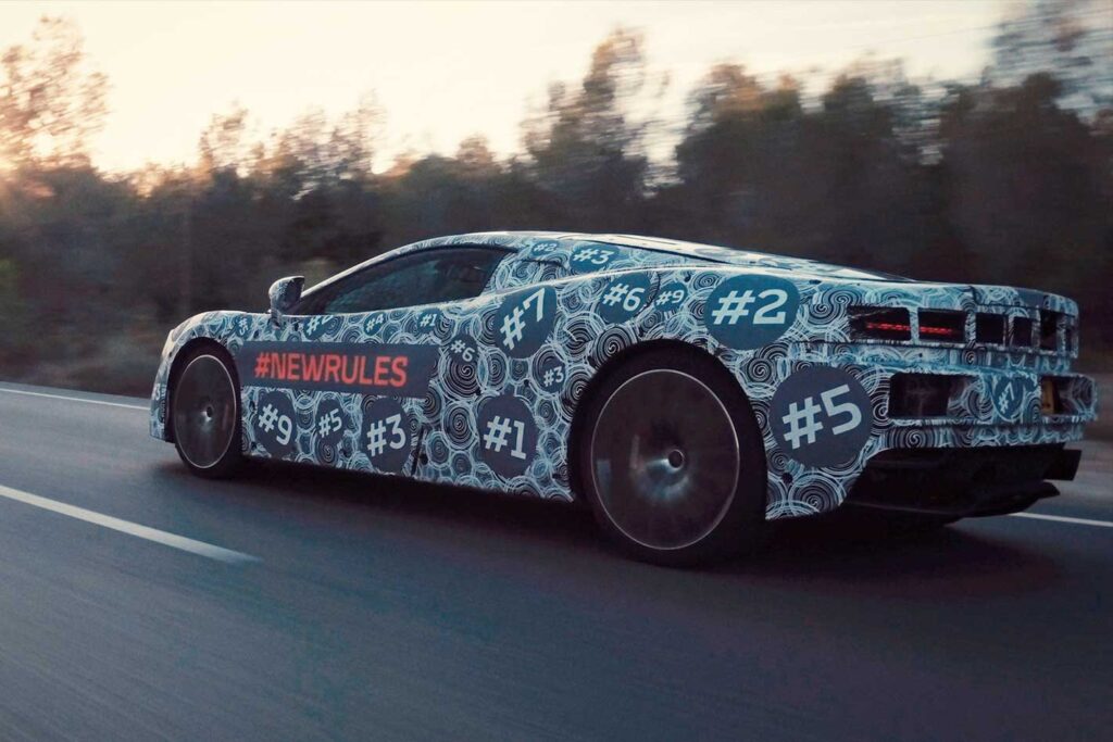 McLaren grand tourer teased 2019 Geneva Motor Show