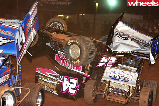 Sprintcar -race -crash