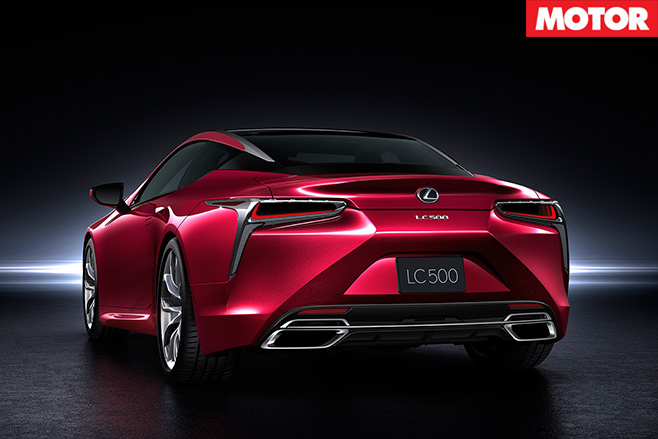 Lexus LC 500 rear