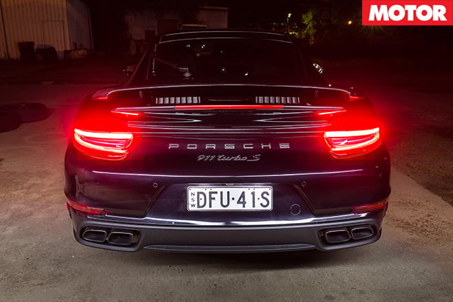 Porsche 911 Turbo S rear