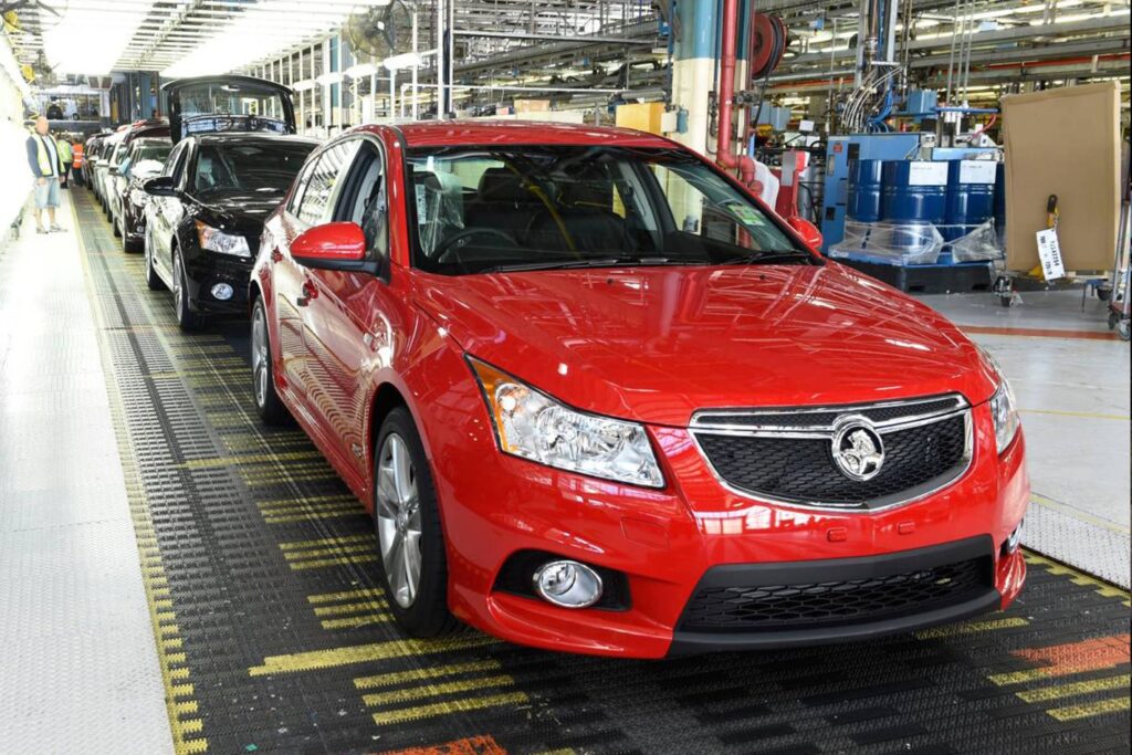 Holden Cruze shut down