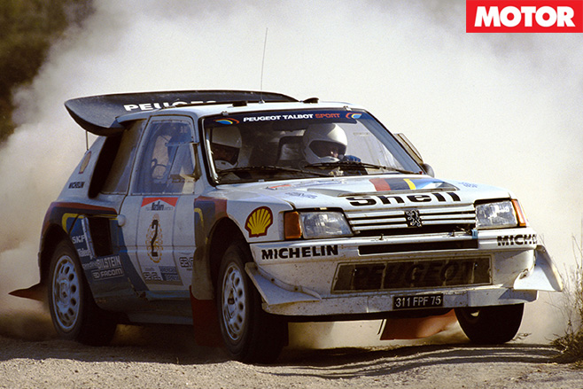 Peugeot 205 T16 2 driving