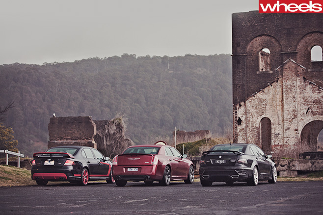 HSV-Clubsport -R8-vs -FPV-GT-R-Spec -vs -SRT8