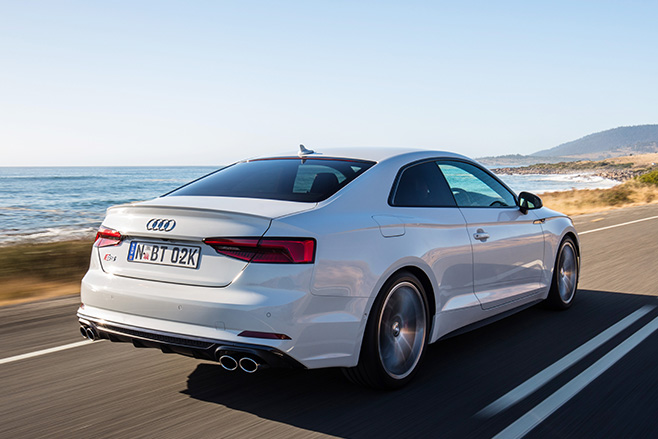 2017 Audi S5 rear driving