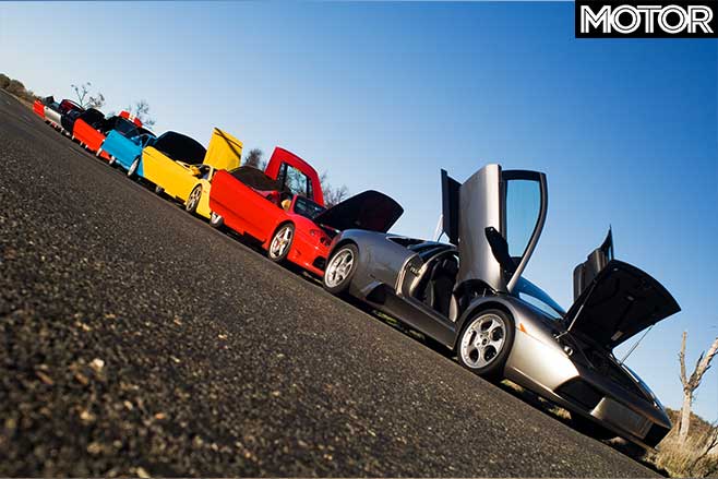 Lamborghini, Ferrari and Porsche in the Northern Territory