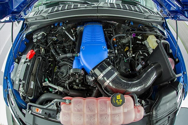 Shelby-F150-super-snake-engine