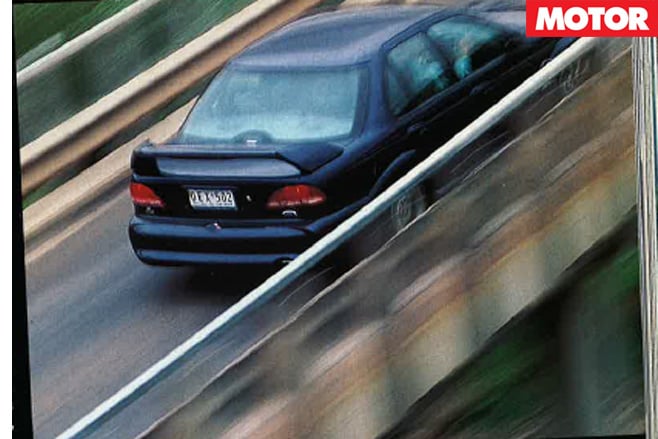 Ford Falcon GT driving