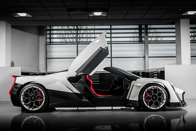 Vanda Dendrobium hypercar side
