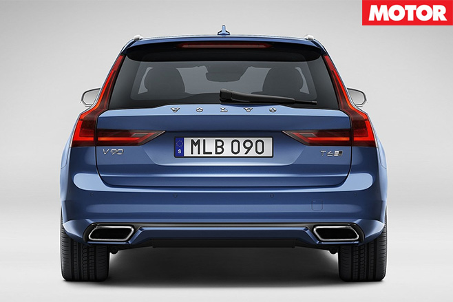 Volvo V90 T8 Estate rear