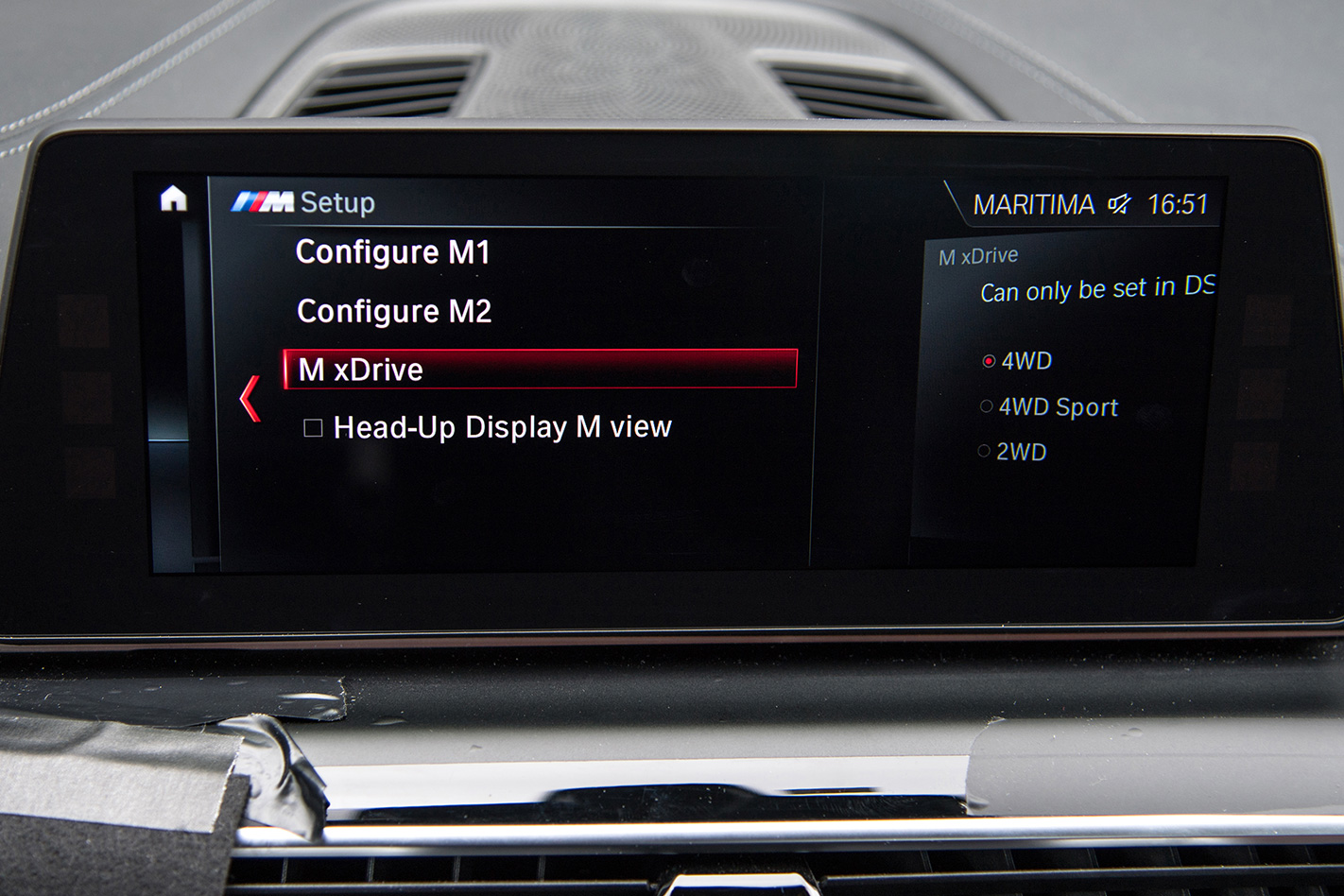 BMW F90 M5 prototype M xdrive