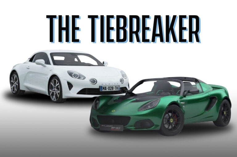 2021 Alpine A110 Pure v Lotus Elise Sport 240