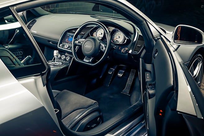 Audi R8 interior