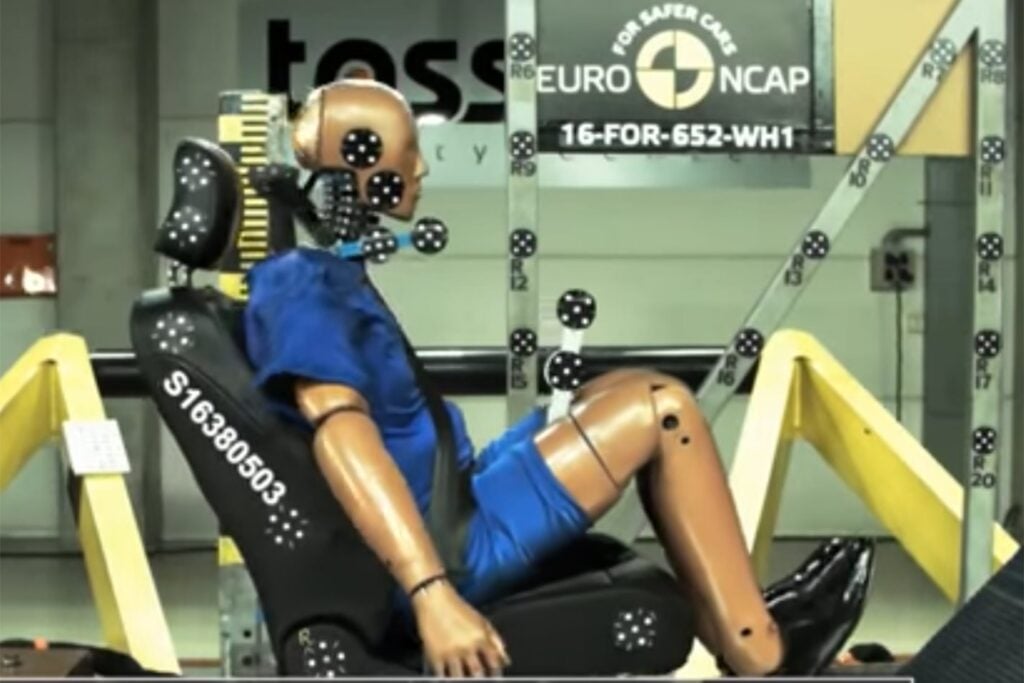 Fat crash test dummy