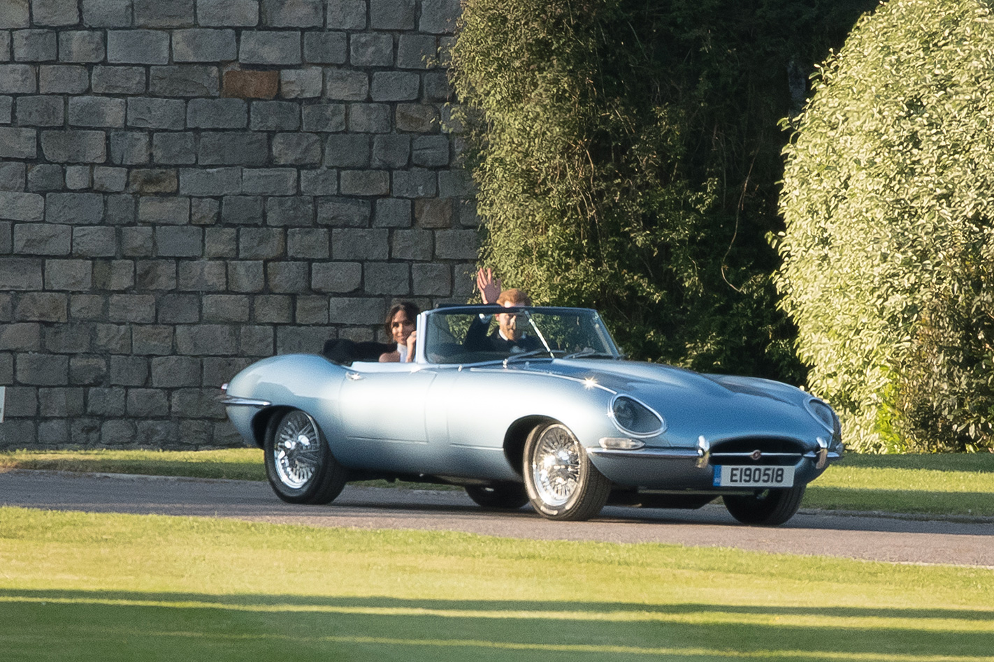 Jaguar E-Type electric Meghan and Harry