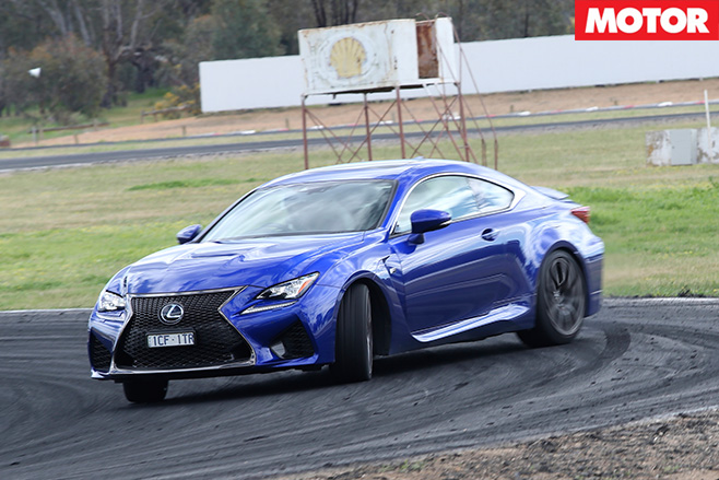 Lexus rc f cornering