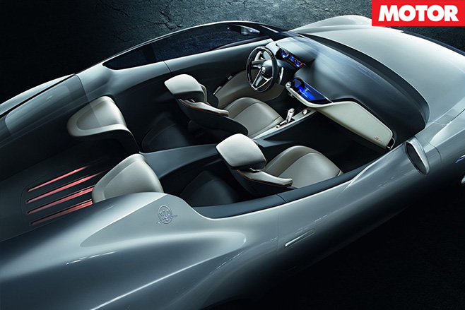 Maserati Alfieri top view