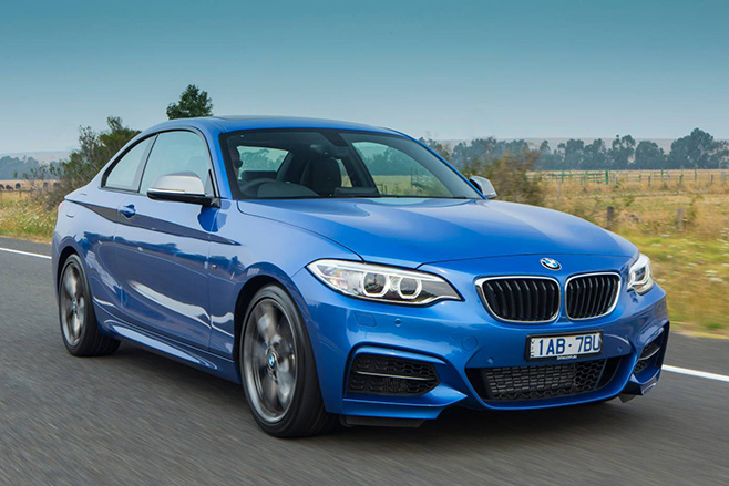 BMW 228i coupe blue 1