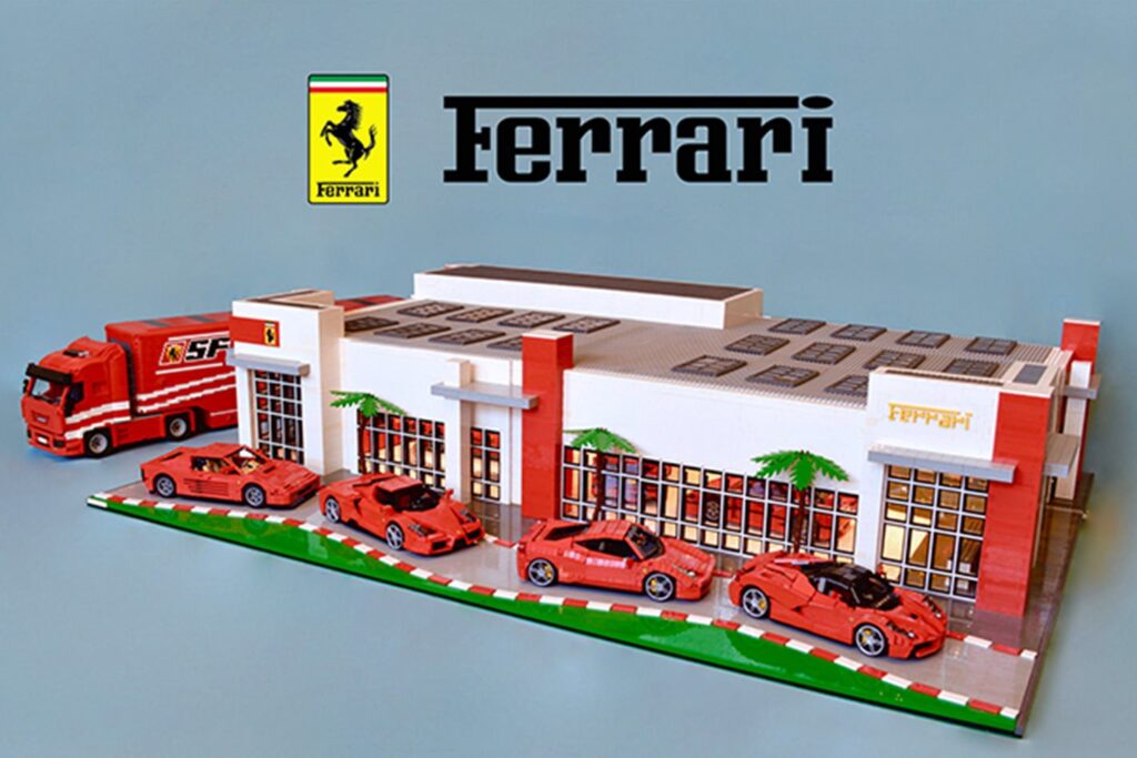lego ferrari dealership