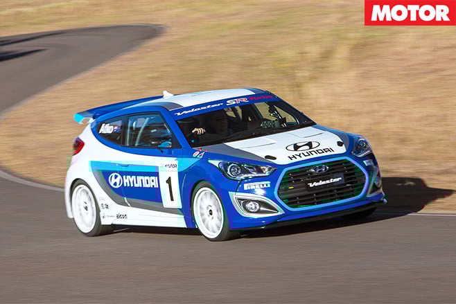 Hyundais veloster raptor racer
