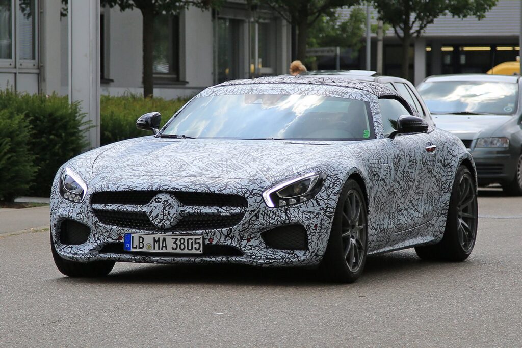 2018 Mercedes-AMG GT Roadster spy pics