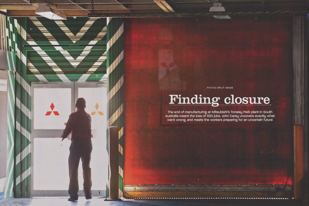 Finding closure Mitsubishi quits Australian manufacturing