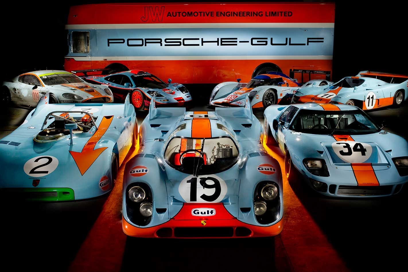 The Gulf Racing cars Legend Series