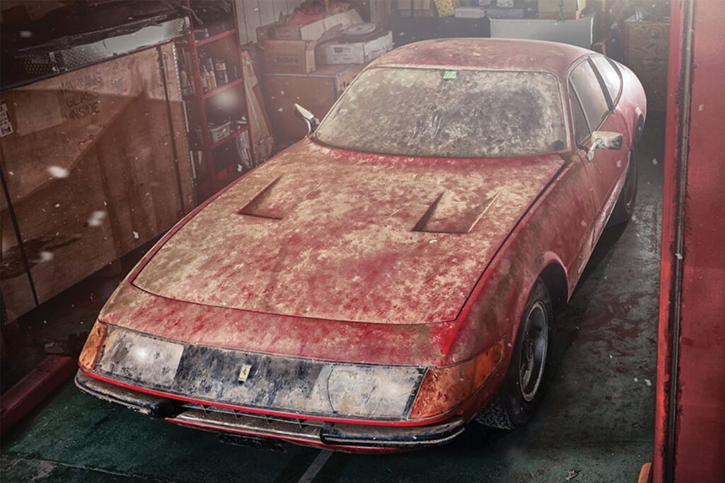 Unique Ferrari Daytona rescued