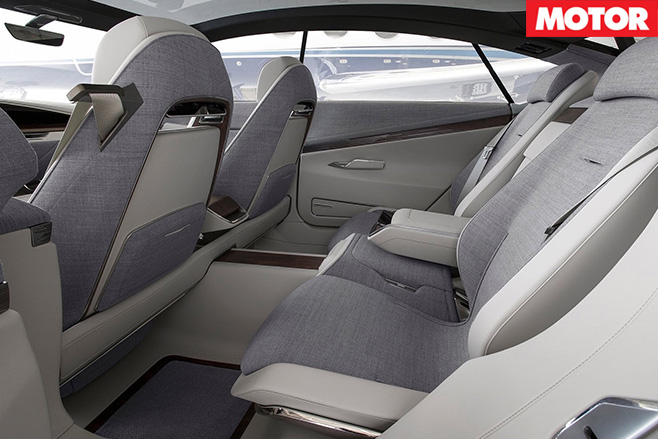 Cadillac Escala Concept rear seats