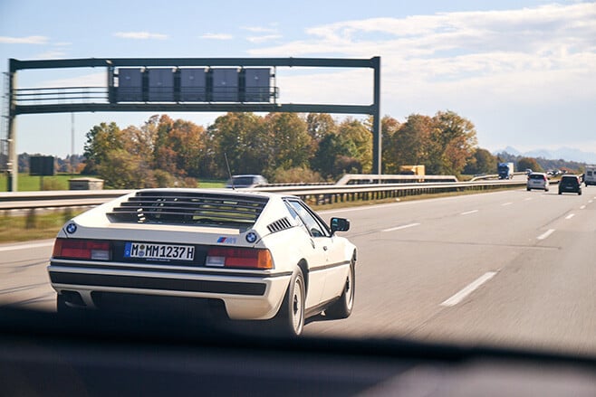 BMW M1 autobahn