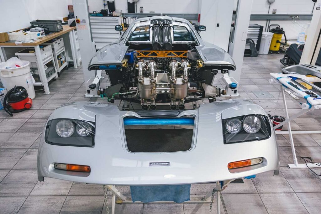 McLaren F1 routine maintenance service