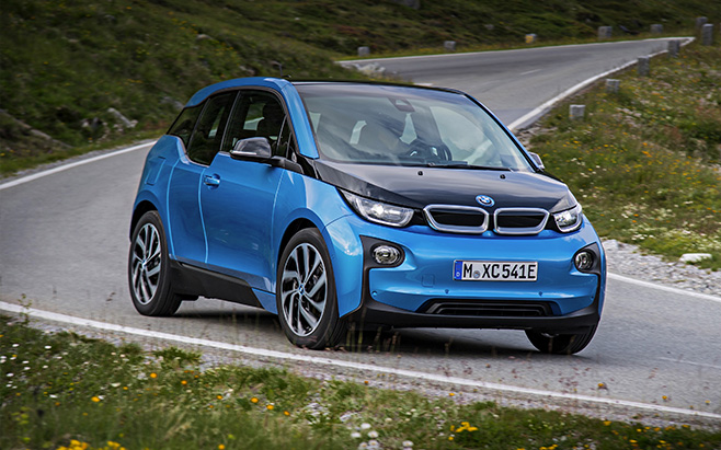BMW i3 driving