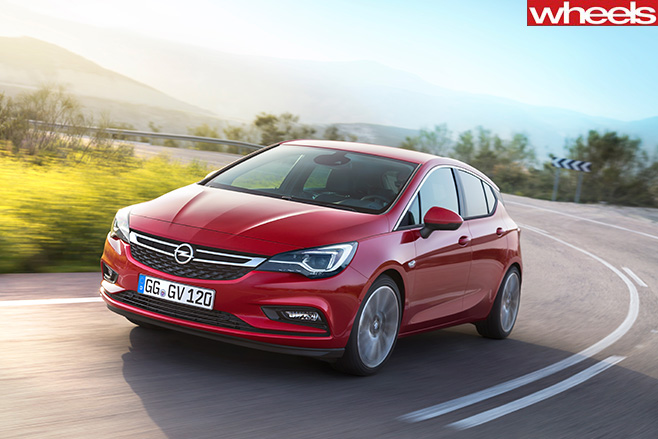 2017 Holden Astra corner