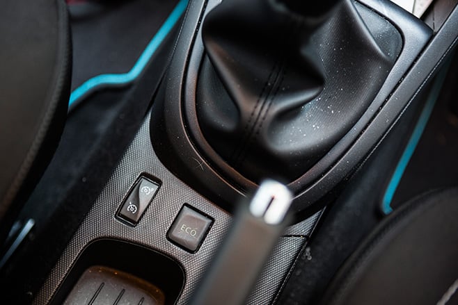 Renault Captur eco button