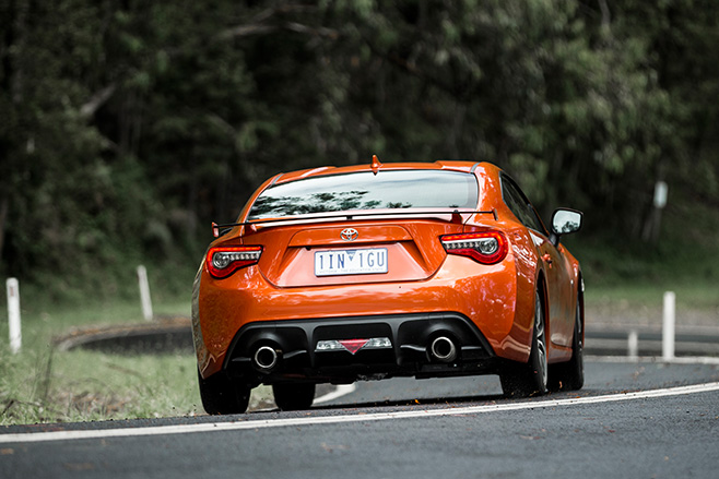 2017 Toyota 86 GTS rear driving