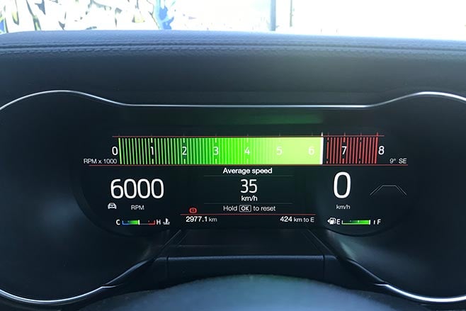 Mustang 2.3L high performance revs