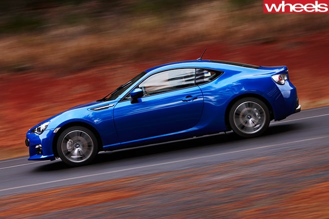 Subaru -BRZ-driving -side