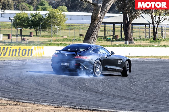 Mercedes-AMG GT S burnout