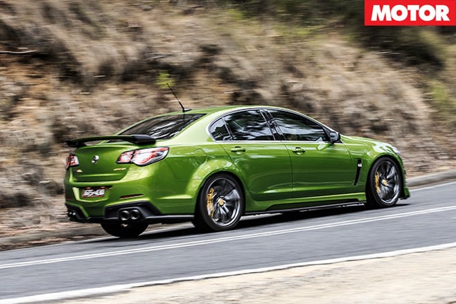 HSV GTS rear driving