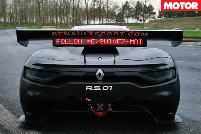 Renault Sport RS 01 Interceptor rear lights