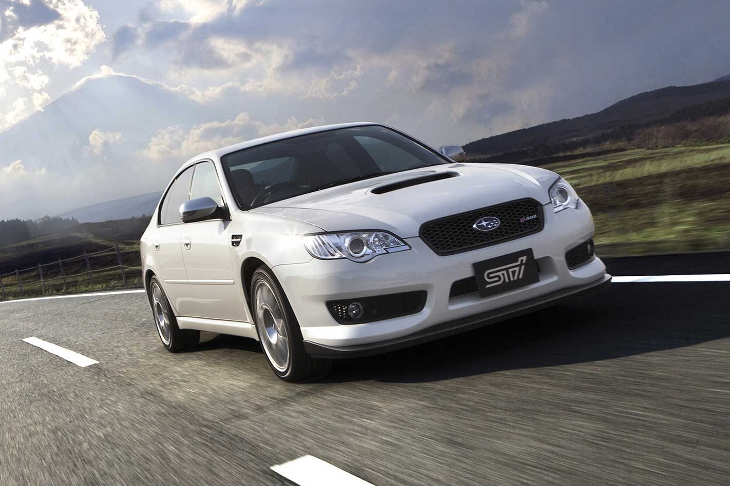 2008 Subaru Legacy STI S402 review classic MOTOR