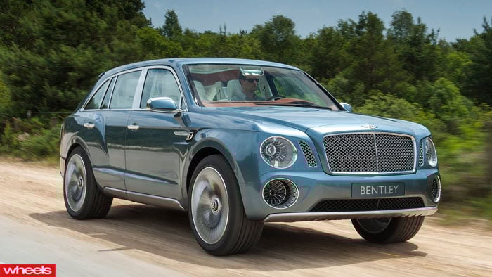Bentley, SUV, Porsche, Maserati, Lamborghini, Geneva, Wheels magazine
